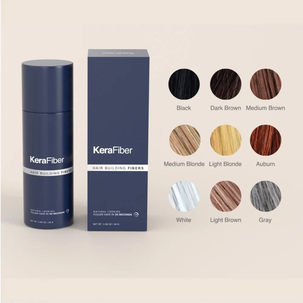 KeraFiber Hair Building Fibers - White KFS